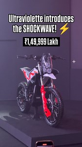 Ultraviolette introduces the Shockwave! ⚡⚡ ➡️120kgs ➡️120kmph ➡️165kms range ➡️505 Nm 🤯 What do you guys think? | PowerDrift