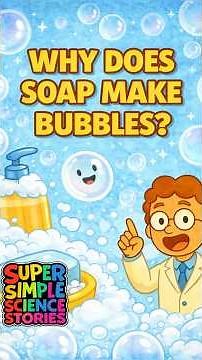 Why Does Soap Make Bubbles? #supersimplesciencestories #scienceforkids #kidslearning #storytime