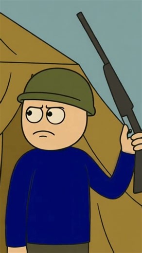 Operatives of the special mission ‘Poop Patrol’ on duty 💩#animation #soldiers #comedy #funny