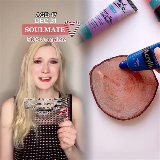 #pov You’re given a candy cane that will only make a perfect heart with your soulmate..