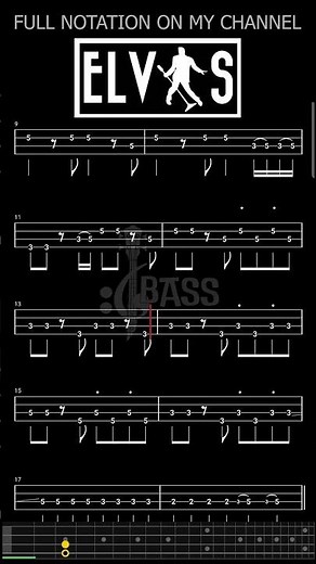 Suspicious Minds 𝄢 By Elvis Presley ‪@ChamisBass‬