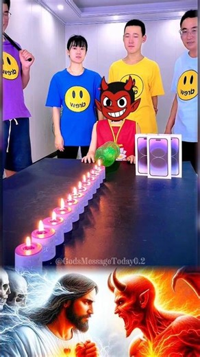 Jesus Vs Satan ❤️🙏✅✝️↔️❌👹 #jesus #christ #catholic #god #dios #deus #fy #foryou #viral #shorts