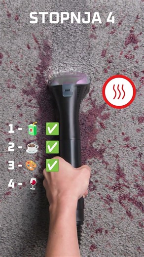 Rowenta Clean It Hot & Cold, odstranjevalec madežev