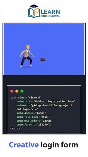 Create a creative login form step by step 💻