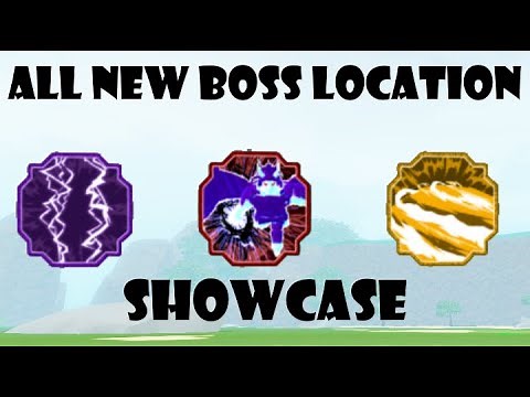 All New Boss Location Showcase IN Shindo Life | ALL NEW BOSS DROP LOCATIONS - SHINDO LIFE