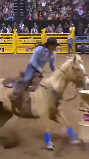 HISTORIC NFR MOMENT OF THE WEEK HAILEY KINSEL ARENA RECORD