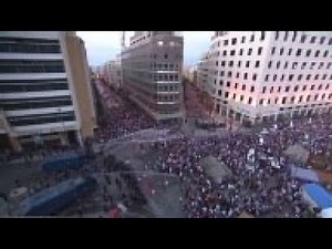 Water cannons used against protesters