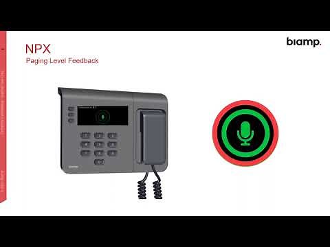Biamp's NPX Paging Solutions Overview