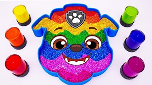 38K views · 436 reactions |  DIY Rainbow Rubble Paw Patrol – Mezclando Glitter Slime + Cutting ASMR Súper Satisfactorio ✂️✨ ASMR, slime, glitter slime, kinetic sand, mixing colors, cutting ASMR, Paw Patrol, Rubble, DIY, satisfying video, rainbow slime, rainbow kinetic sand, relax video, slime sounds, oddly satisfying, stress relief, colorful slime, ASMR español, satisfying cutting, DIY toys, rainbow DIY, slime mixing, crushing slime | Ardyy 22 Cars | Facebook