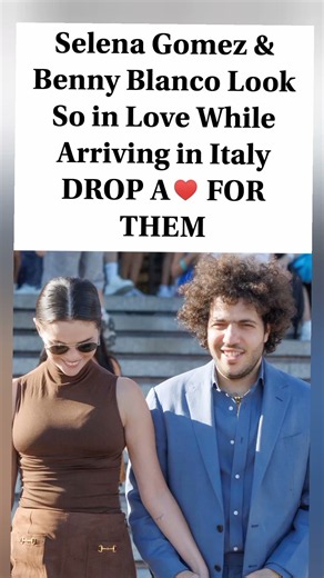 🇮🇹❤️💫Selena Gomez and Benny Blanco Spotted Holding Hands in Venice – Couple Goals! 😍🎥 #shorts