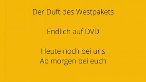 Der Duft des Westpakets - endlich auch als DVD erhältlich (inklusive englischer und französischer Untertitel)! Wir freuen uns: Ab dem 06.11. könnt Ihr den Film bei uns bestellen - schreibt dazu einfach eine Nachricht an paketfreundschaften@gmail.com oder per Facebook Messenger. Oder holt sie Euch direkt morgen bei einer unserer Vorführungen persönlich ab: 11.00 Uhr im Bundesplatz-Kino 18.00 Uhr im Trabi Museum 19.30 Uhr im Trabi Museum Wir freuen uns auf Eure Nachrichten! | Der Duft des Westpake
