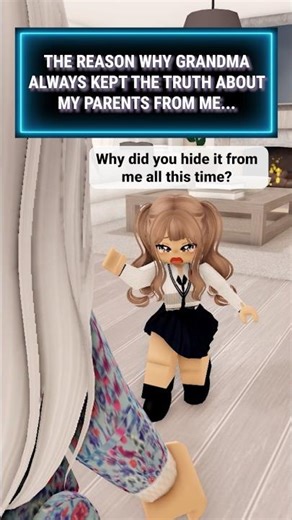 THE REASON WHY GRANDMA ALWAYS KEPT THE TRUTH ABOUT MY PARENTS FROM ME...😭 #roblox #shorts #berry