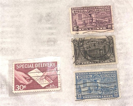 Timbres d'expédition spéciaux - Timbres anciens - Etsy France