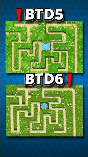 BTD5 Maps in BTD6!