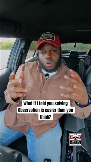 Observation Buys You Time (Driving Tip)