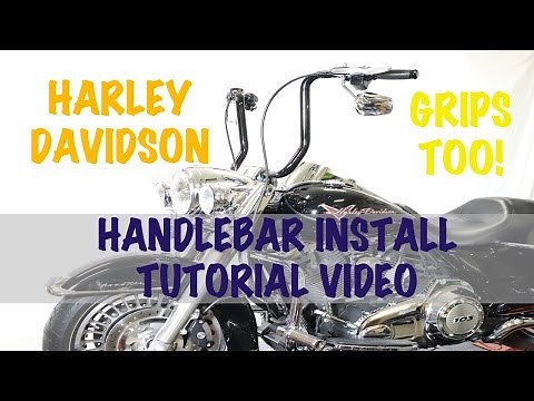 Install Tall (Ape) 16" Handlebars on Harley Davidson Road King & Other Models