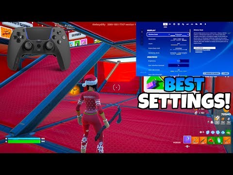 Fortnite 3v3v3v3 Go Goated Zone Wars🐐Gameplay + *NEW* BEST Controller Settings For Fortnite! 🎮