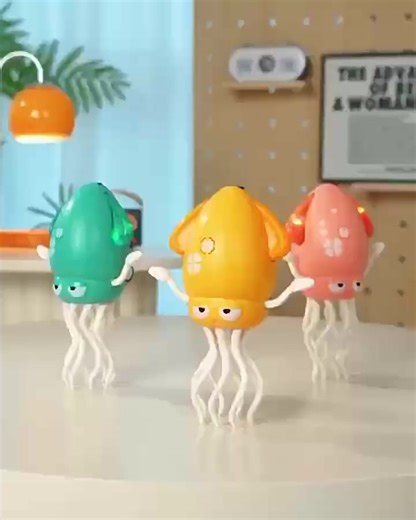 This Dancing Octopus Robot is pure joy in motion!  It wiggles,...