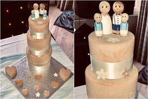 Scots confectioner creates three-tier wedding 'cake' made entirely from tablet