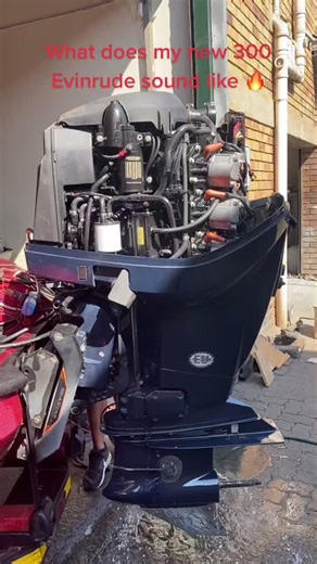 Experience the Thrilling Sound of a 300HP Evinrude Etec Engine