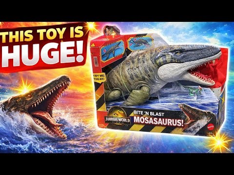 This Mosasaurus Toy Is INSANE! Jurassic World Review
