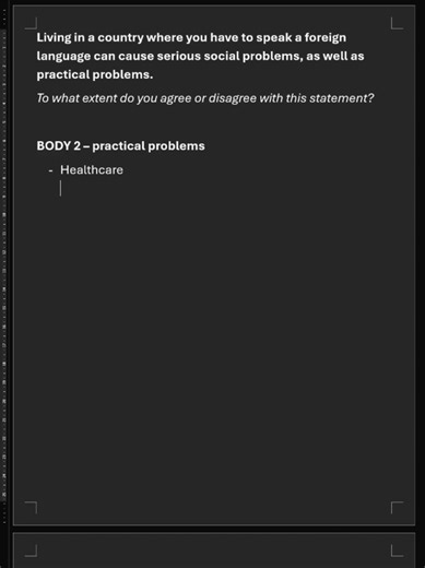 IELTS Writing Task 2: Agree or Disagree Outline