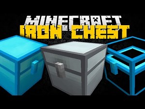 Minecraft: IRON CHEST MOD (OBSIDIAN CHEST, SILVER CHEST & TROLL CHEST) Mod Showcase
