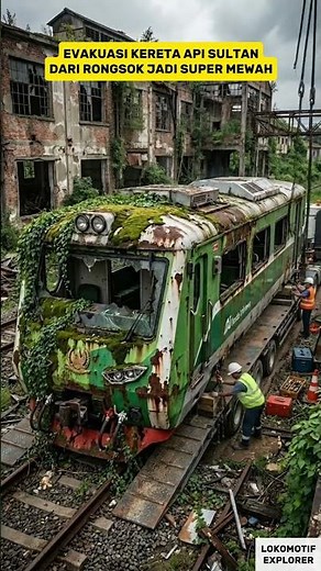 EVAKUASI KERETA API SULTAN! Dari Bangkai Jadi Super Mewah