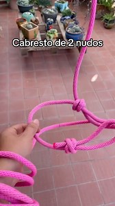 7.4K views · 551 reactions | Cabresto para tus caballos de 2 nudos. Ajustable. #knot #tutorial #caballos #horse | Diego Olvera | Facebook