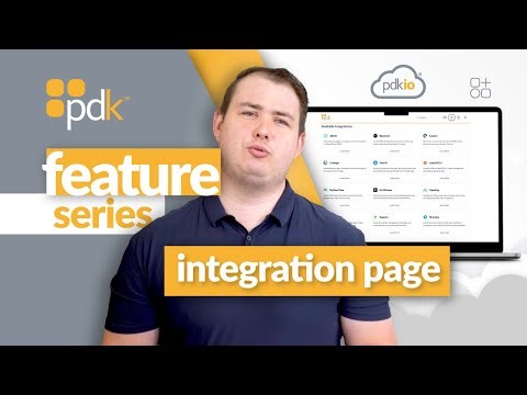 Feature Highlight - Integrations Page