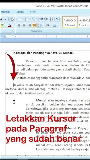 Cara Merapikan Paragraf dengan Mudah di word #paragraph #tutorialword