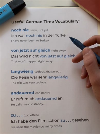 Here is some useful German time vocabulary!⏰ Let me know if you have any questions about the video. :) -Niklas #germanwithniklas #learngerman #speakgerman #germangrammar #german