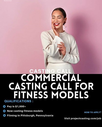💪 Casting Call Fitness Models Wanted for New Commercial! 🎥🔥