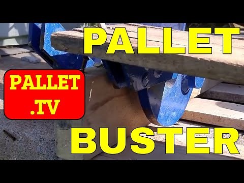 Dismantle Wood Pallets using a Pallet Buster