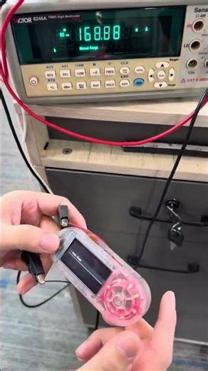 Power consumption test of LILYGO T-Embed CC1101 when powered off.