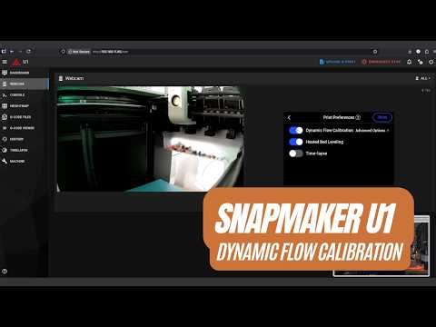 Snapmaker U1 - Dynamic Flow Calibration