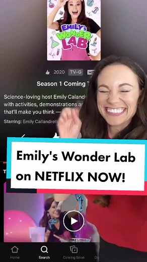 Emily's Wonder Lab on Netflix TODAY!