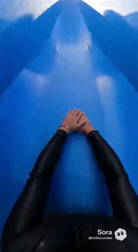 INSANE waterslide!! 🌊 #funny #viral #slide #waterpark