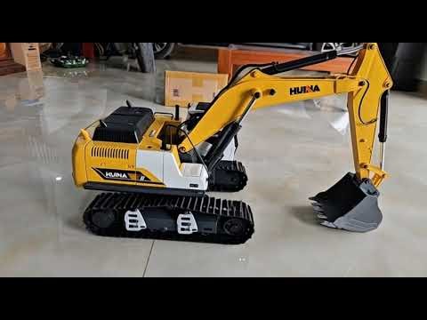 Huina 1580 Full Metal RC Excavator - Digging Test & Review