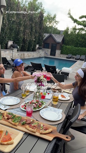 Summer Dinner Party Recipes with California Figs