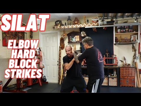 Silat - Elbow Hard Block Strikes - Self Defense