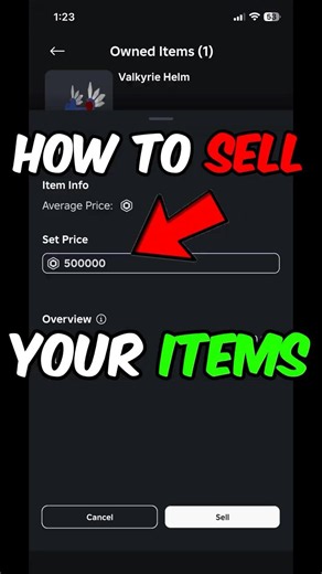 How To SELL Your Items On Roblox (2026 Guide)