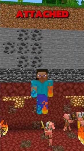 Is Minecraft Nether Attached With Overworld? | #minecraftmysteries #minecrafttheory #minecraftshorts