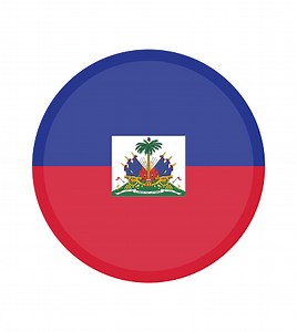 National Haiti flag, official colors and proportion correctly....