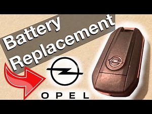 Battery Replacement on Opel Vauxhall Keyphobs