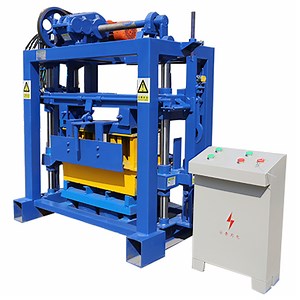 [Hot Item] 6 Inch Concrete Block Maker Machine Qt40-2 Commercial Brick Making Machine