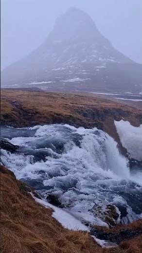 Kirkjufell, Iceland #travel #kirkjufell #waterfall