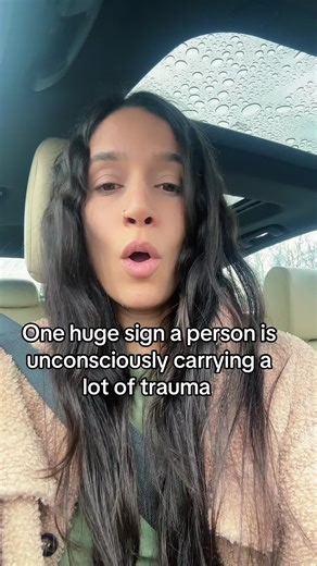 One huge sign a person is unconsciously carrying a lot of trauma #healing #fyp