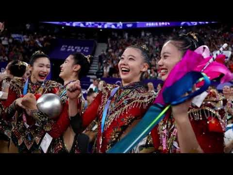 China 3 Ribbons 2 Balls 2024 (Exact Cut) - Rhythmic Gymnastics
