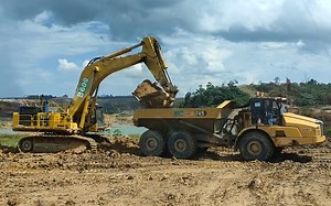 【建筑工程】PC750小松快装745C卡特彼勒